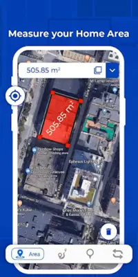 GPS Area Calculator android App screenshot 1